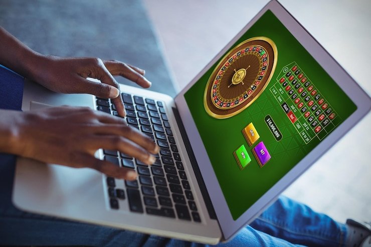 Antarmuka aplikasi receh69 menampilkan menu utama dengan opsi deposit DANA, OVO, GoPay, dan permainan populer